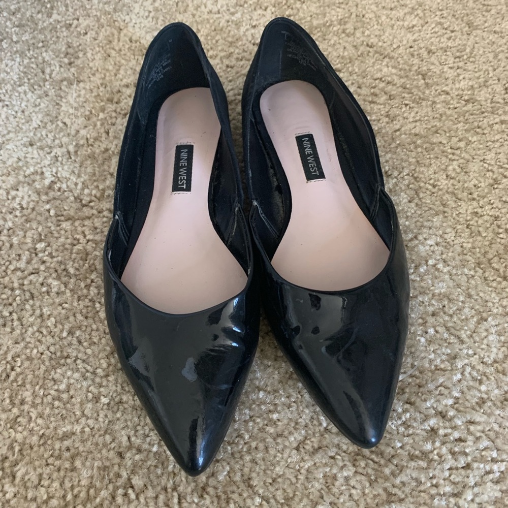 Nine West Black Flats